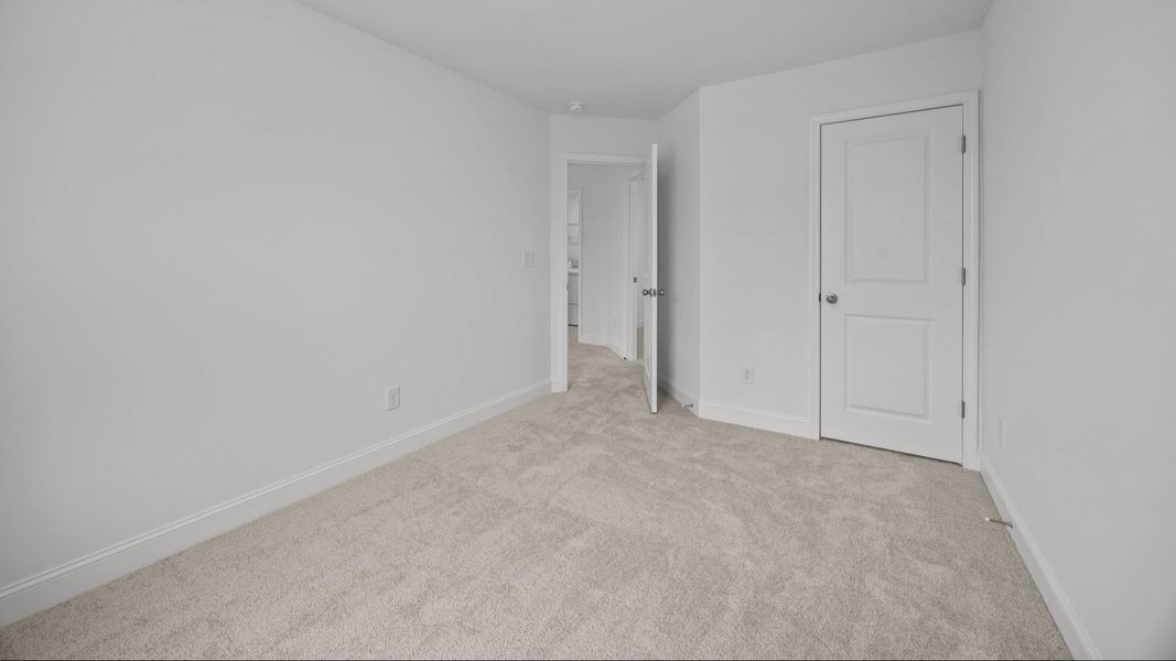 The Beramont Plan by DR homes in Farms at Bellingham, Mooresville, NC - Bedroom 1