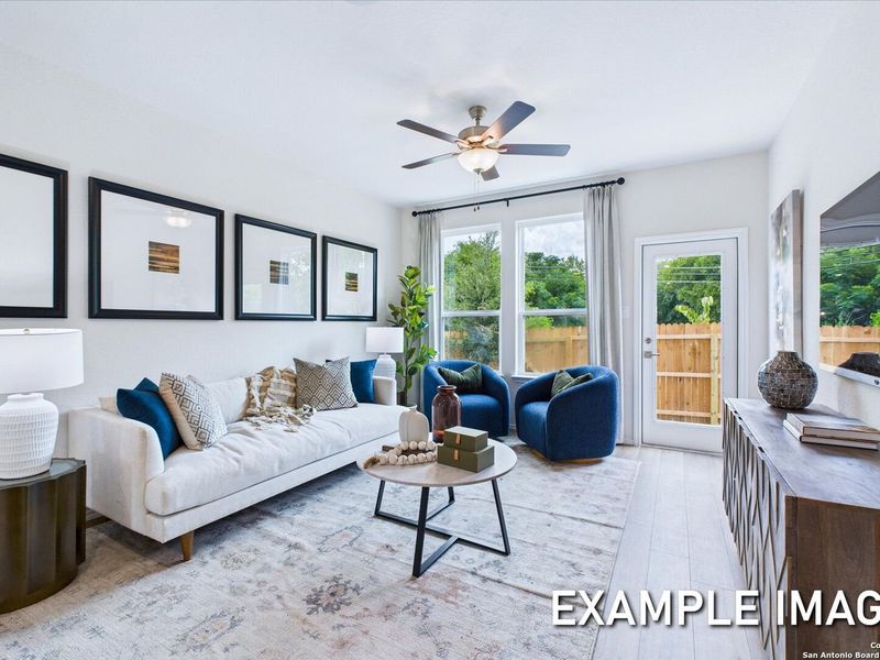Furnished interior view inside a new home in Meadows at Oak Creek, San Antonio (Image 13). Furnished interior view inside a new home in Meadows at Oak Creek, San Antonio (Image 13).