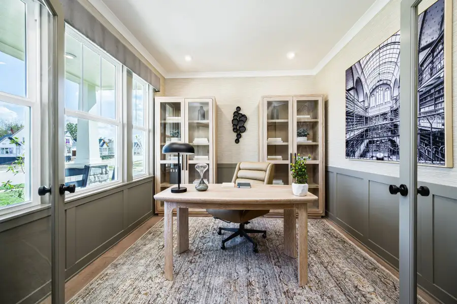 Representative furnished interior of a home built from the Grandin by Fischer Homes in The Dunes at Sandbar, Santa Rosa Beach (Image 6).