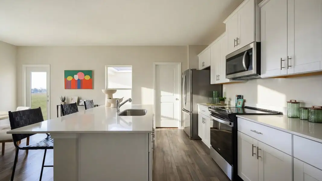 Representative furnished interior of a home built from the Mojito by Casa Fresca Homes in Pasadena Ridge, Dade City (Image 4).