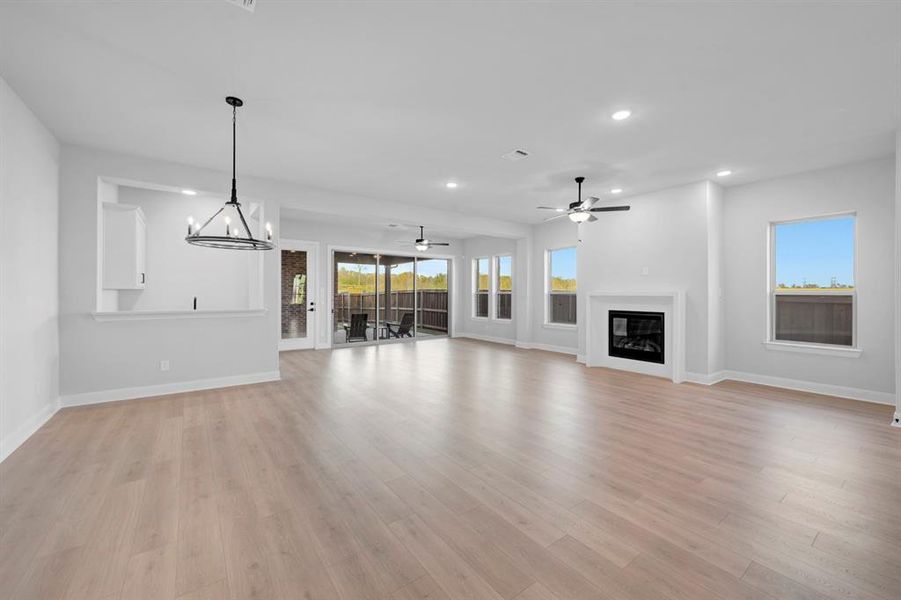 Spacious, unfurnished interior of a new home in Elements at Viridian - Traditional Series, Arlington (Image 22).