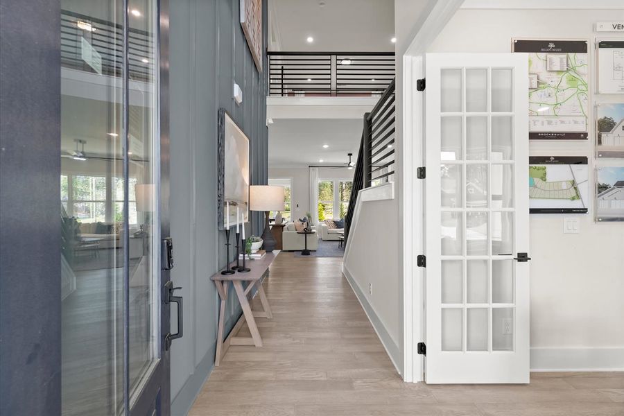 Representative furnished interior of a home built from the Trenton by Brock Built in The Shoal, Santa Rosa Beach (Image 7).
