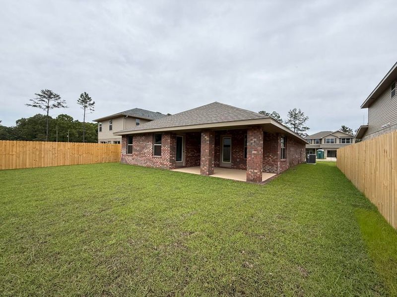 Exterior details and patio area of a home in Ridgeway Landing, Crestview (Image 3).