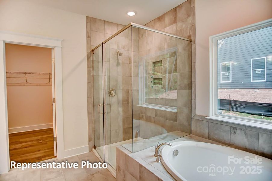 Furnished interior view inside a new home in Robinson Oaks, Gastonia (Image 11).