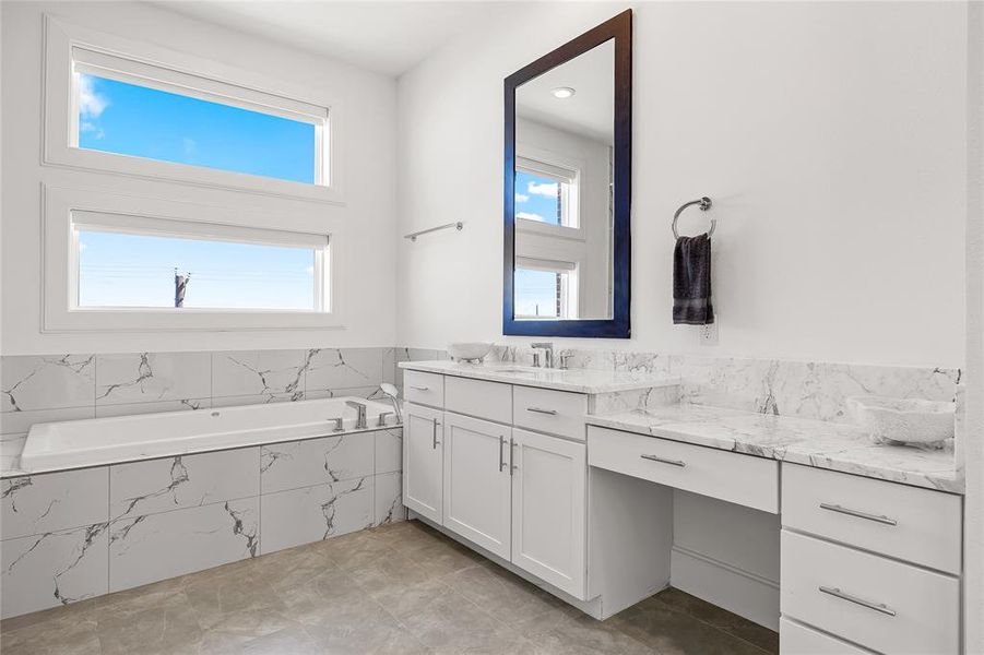 Furnished interior view inside a new home in , Fort Worth (Image 7). Furnished interior view inside a new home in , Fort Worth (Image 7).