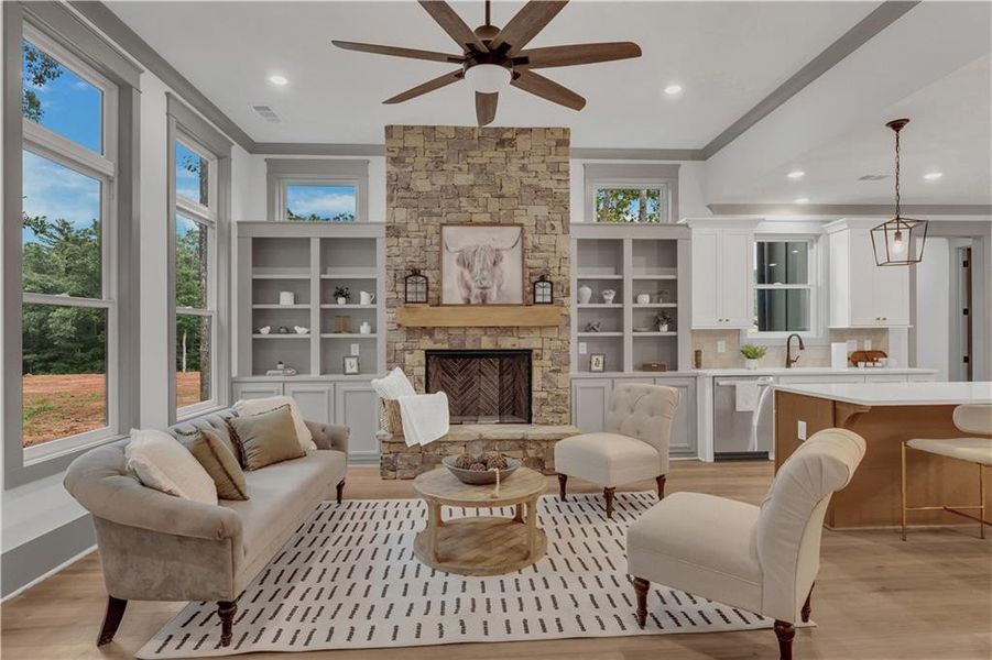 Furnished interior view inside a new home in , Jasper (Image 5). Furnished interior view inside a new home in , Jasper (Image 5).