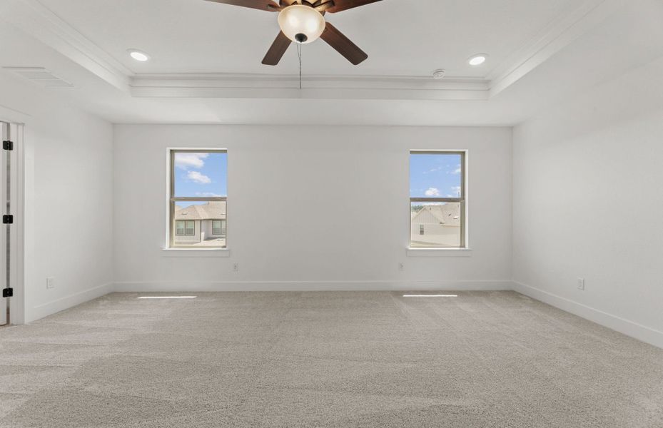Spacious, unfurnished interior of a new home in Saddleback at Santa Rita Ranch, Liberty Hill (Image 38). Spacious, unfurnished interior of a new home in Saddleback at Santa Rita Ranch, Liberty Hill (Image 38).