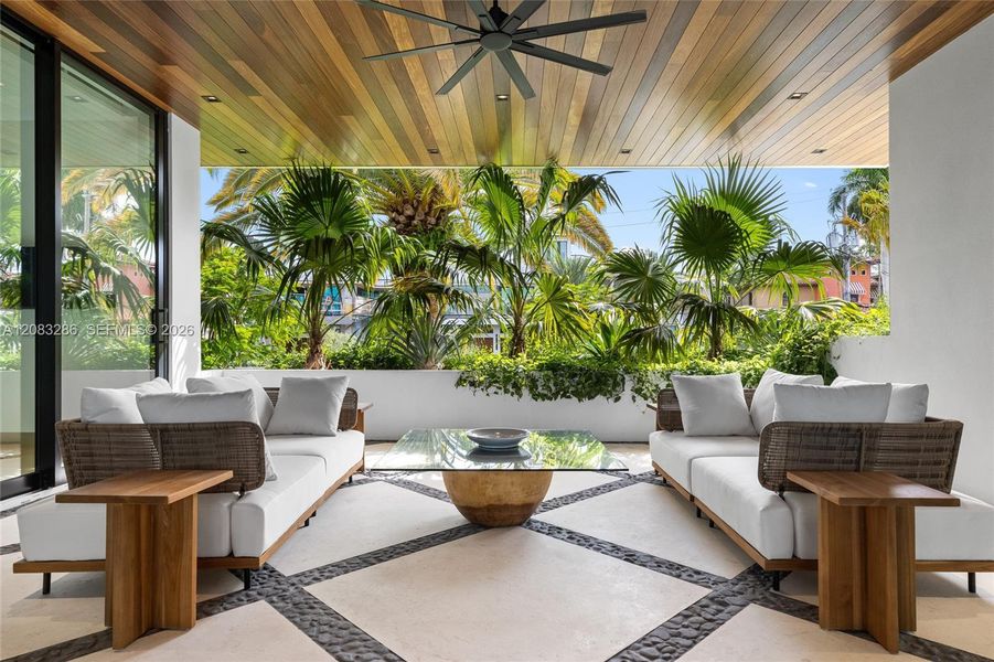 Exterior details and patio area of a home in , Fort Lauderdale (Image 26). Exterior details and patio area of a home in , Fort Lauderdale (Image 26).
