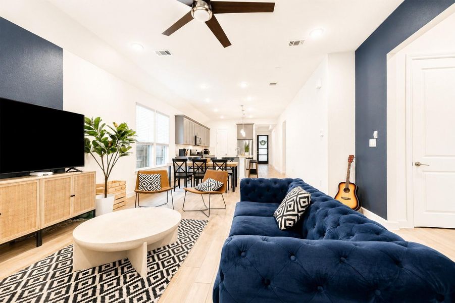Furnished interior view inside a new home in Katy Court, Katy (Image 11).