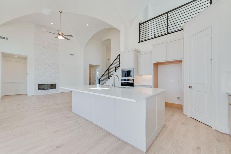 Furnished interior view inside a new home in Park Trails, Forney (Image 7).
