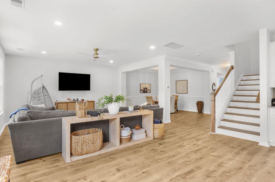Furnished interior view inside a new home in High Point at Foxbank, Moncks Corner (Image 19).
