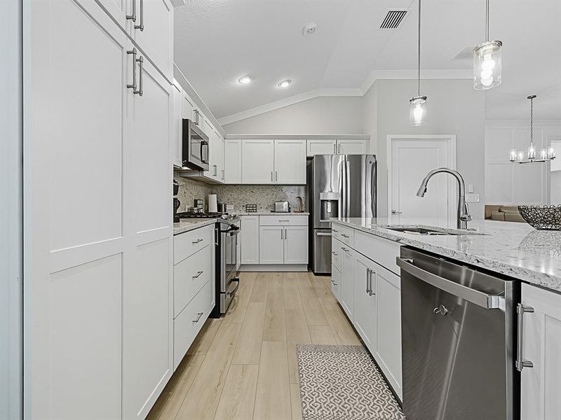 Furnished interior view inside a new home in , The Villages (Image 30). Furnished interior view inside a new home in , The Villages (Image 30).