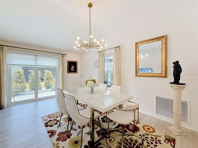 Furnished interior view inside a new home in , The Villages (Image 11).