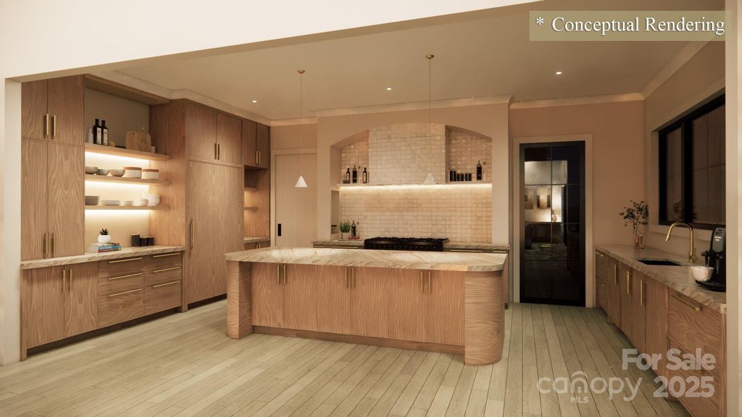 Furnished interior view inside a new home in , Lake Toxaway (Image 5).