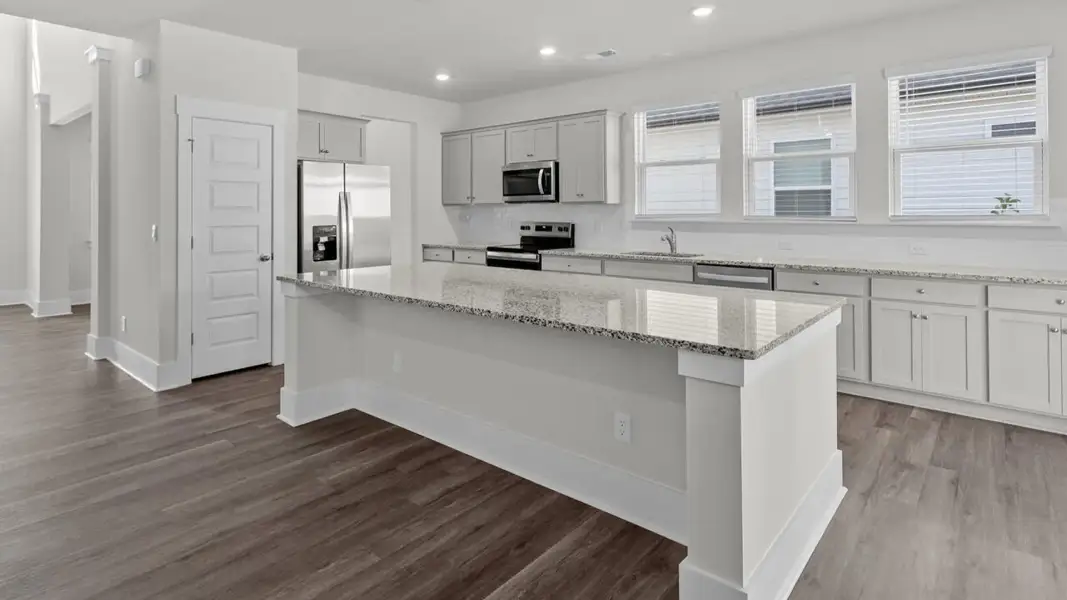 Furnished interior view inside a new home in The Highlands at Cedar Hill Landing, Navassa (Image 6).