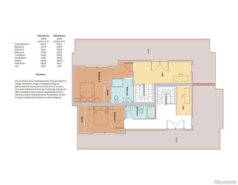 3rd Level Rooftop Floorplan