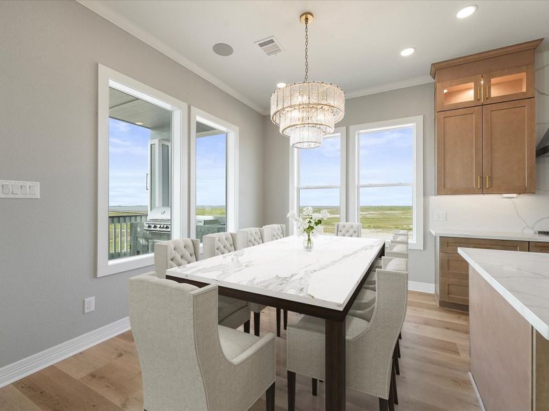Furnished interior view inside a new home in , Freeport (Image 8).