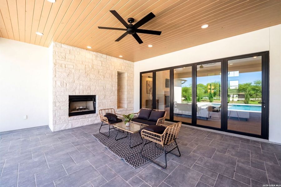 Exterior details and patio area of a home in , Bulverde (Image 34). Exterior details and patio area of a home in , Bulverde (Image 34).