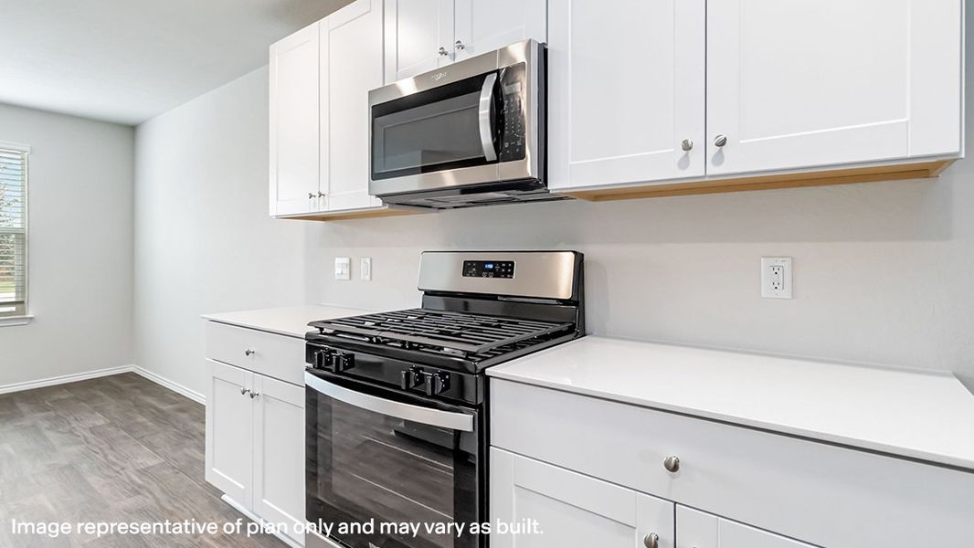 Representative furnished interior of a home built from the The Commerce by D.R. Horton in Riverstone at Westpointe, San Antonio (Image 7).