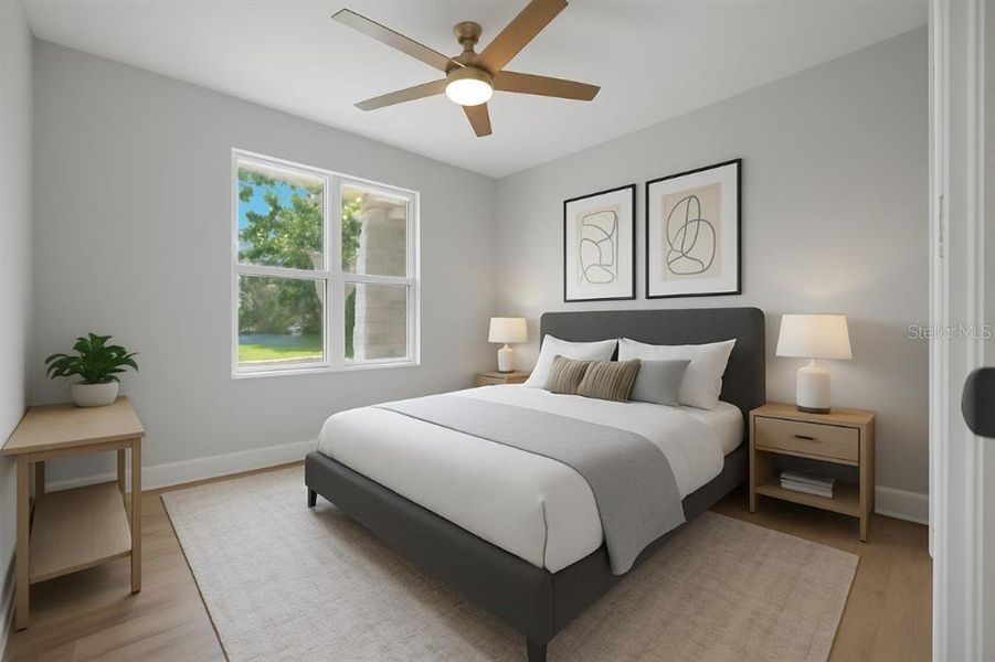 Furnished interior view inside a new home in , Ocala (Image 2).