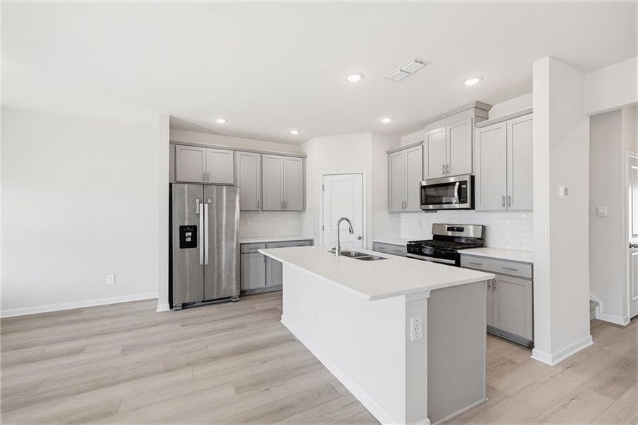 Furnished interior view inside a new home in , Fairburn (Image 11).