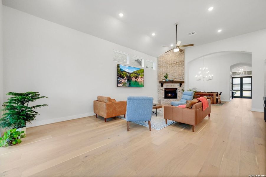 Furnished interior view inside a new home in Ventana, Bulverde (Image 9).