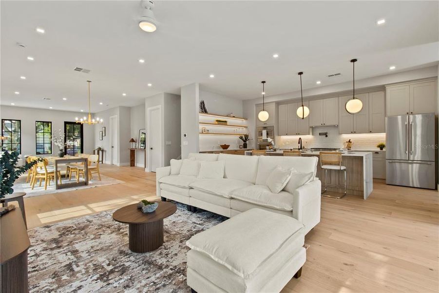 Furnished interior view inside a new home in College Park, Orlando (Image 4). Furnished interior view inside a new home in College Park, Orlando (Image 4).