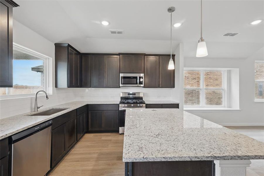 Furnished interior view inside a new home in Bel Air Village, Sherman (Image 8).