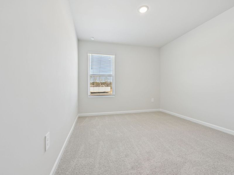 Spacious, unfurnished interior of a new home in The Rows at Buffaloe Reserve, Raleigh (Image 15). Spacious, unfurnished interior of a new home in The Rows at Buffaloe Reserve, Raleigh (Image 15).