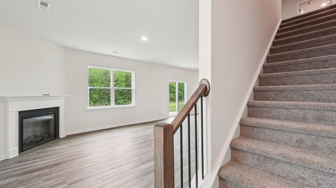 Spacious, unfurnished interior of a new home in Reedy Creek Preserve, Charlotte (Image 16).