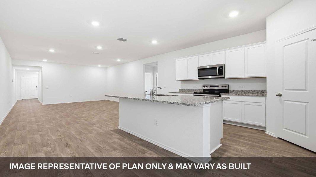 Furnished interior view inside a new home in Palomino, Manor (Image 4).