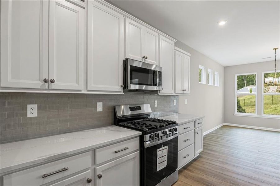 Furnished interior view inside a new home in Laurel Farms, Dallas (Image 3). Furnished interior view inside a new home in Laurel Farms, Dallas (Image 3).