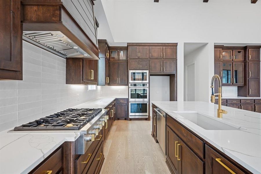 Furnished interior view inside a new home in StarView, Prosper (Image 10).