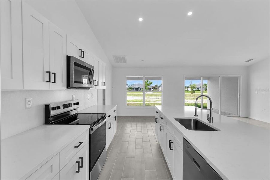 Furnished interior view inside a new home in , Cape Coral (Image 8).