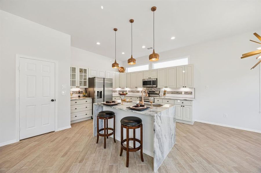 Furnished interior view inside a new home in , Ennis (Image 8).