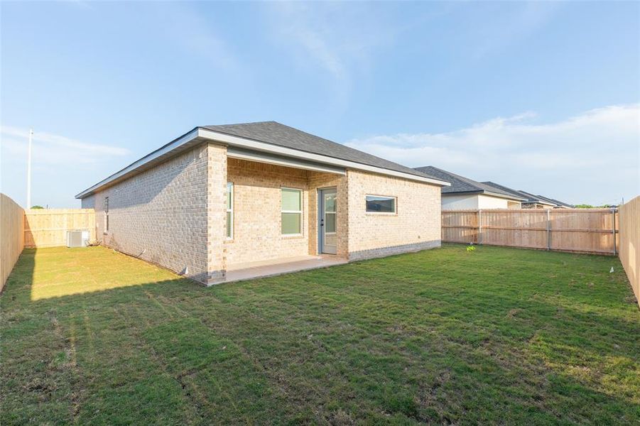 Exterior details and patio area of a home in , Abilene (Image 21).
