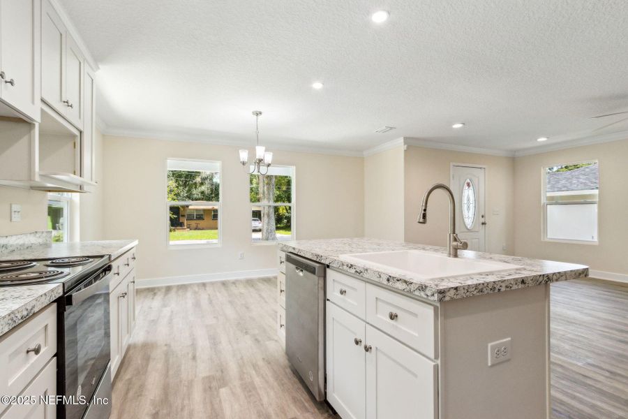 Furnished interior view inside a new home in , Jacksonville (Image 5).