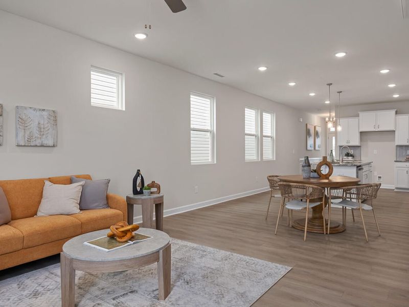 Furnished interior view inside a new home in Gregory Village, Lillington (Image 7).