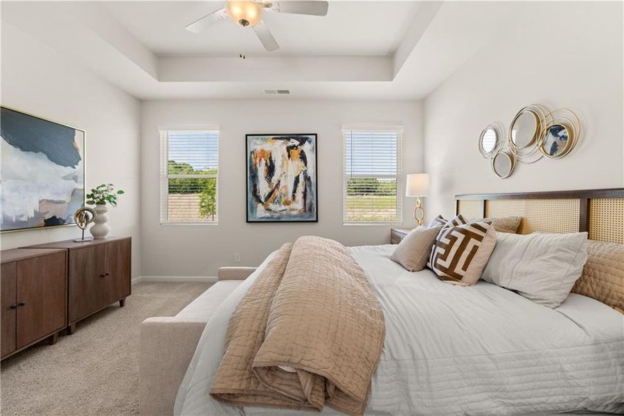 Furnished interior view inside a new home in Hillbrooke Preserve, Conyers (Image 6).