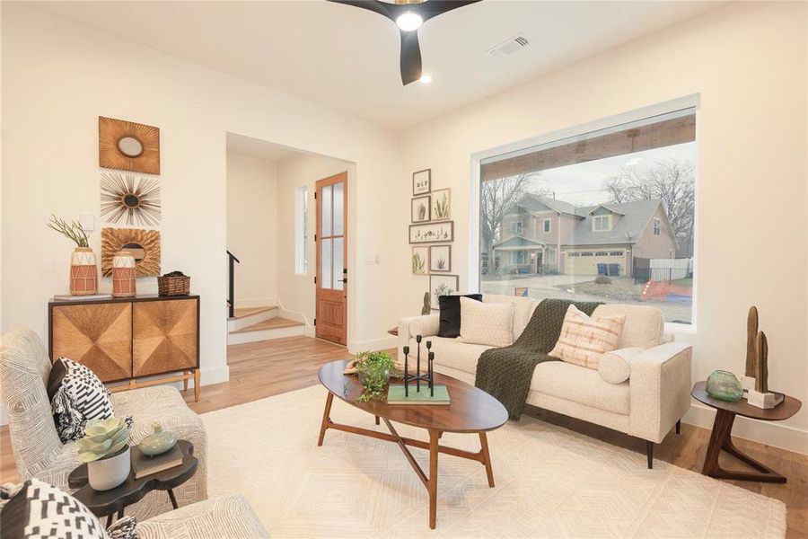 Furnished interior view inside a new home in , McKinney (Image 14).