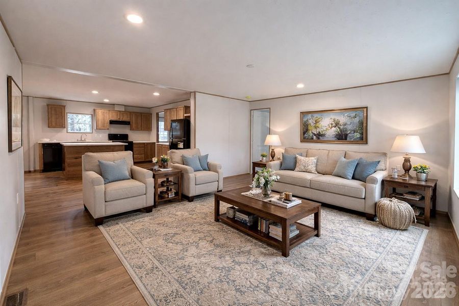 Furnished interior view inside a new home in , Statesville (Image 3). Furnished interior view inside a new home in , Statesville (Image 3).