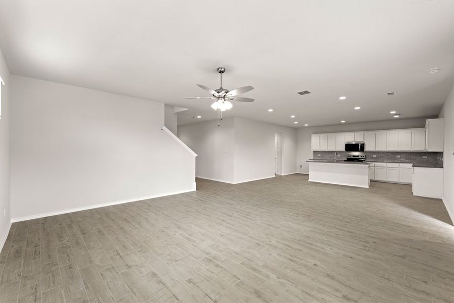 Representative exterior photo of a completed home built from the Phoenix by Impression Homes in Keeneland, Aubrey, TX (Image 8). Representative exterior photo of a completed home built from the Phoenix by Impression Homes in Keeneland, Aubrey, TX (Image 8).