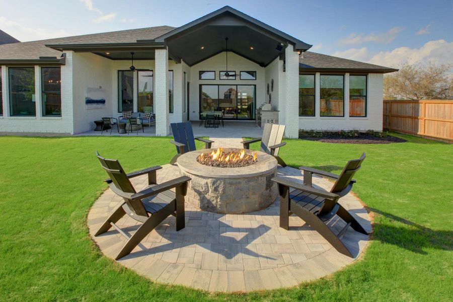 The Leighton Outdoor Living Area The Leighton Outdoor Living Area