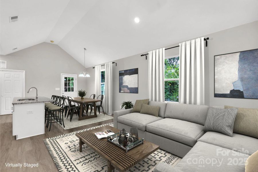 Furnished interior view inside a new home in , Statesville (Image 13).