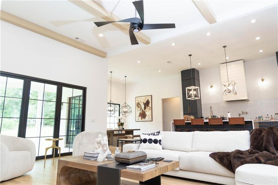 Furnished interior view inside a new home in , Stockbridge (Image 44).