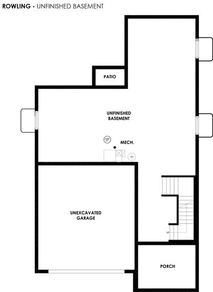 2D floor plan layout of this home in Prairie Song, Windsor, CO (Image 7). 2D floor plan layout of this home in Prairie Song, Windsor, CO (Image 7).