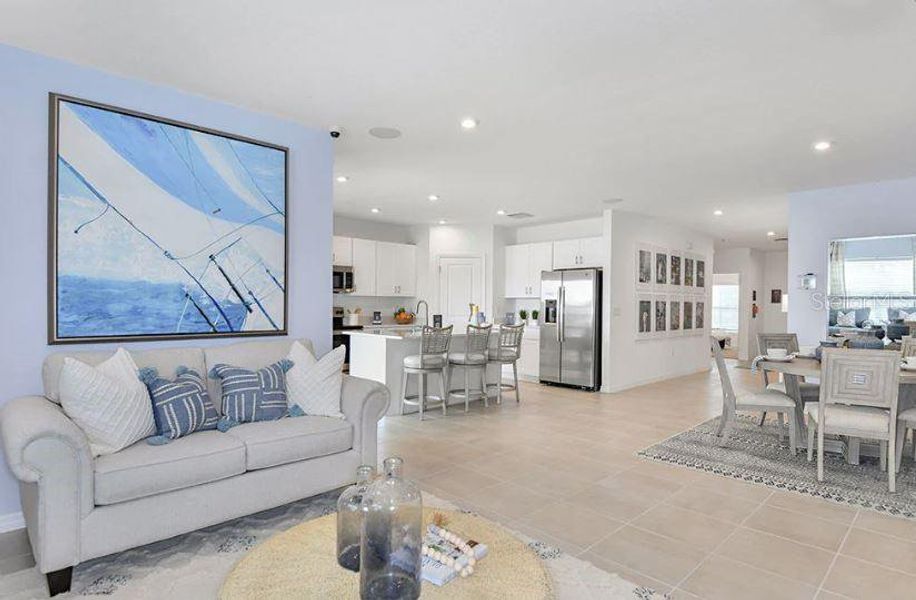 Furnished interior view inside a new home in Firethorn, Parrish (Image 12).