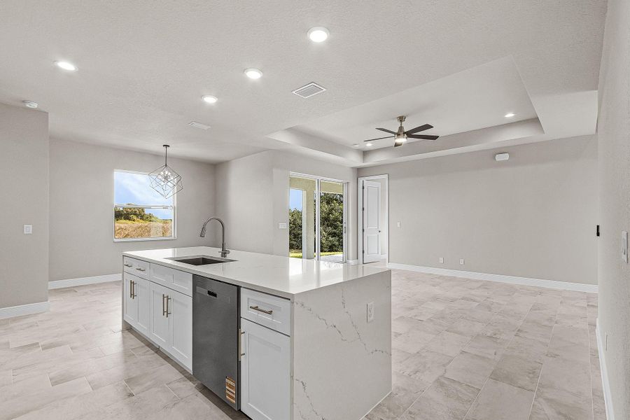 Furnished interior view inside a new home in , Labelle (Image 9).