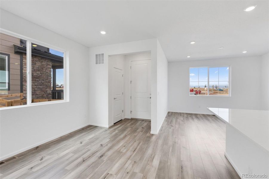 Spacious, unfurnished interior of a new home in The Casitas Collection at Windler, Aurora (Image 26). Spacious, unfurnished interior of a new home in The Casitas Collection at Windler, Aurora (Image 26).