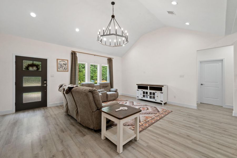 Furnished interior view inside a new home in , Livingston (Image 10).